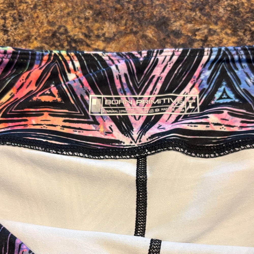 Born Primitive Multicolor Geometric Athletic Shor… - image 2